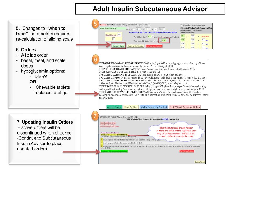 PPT - 2. Basal Insulin, Meal, and Standard Screen will change and display  units based on weight PowerPoint Presentation - ID:2512129