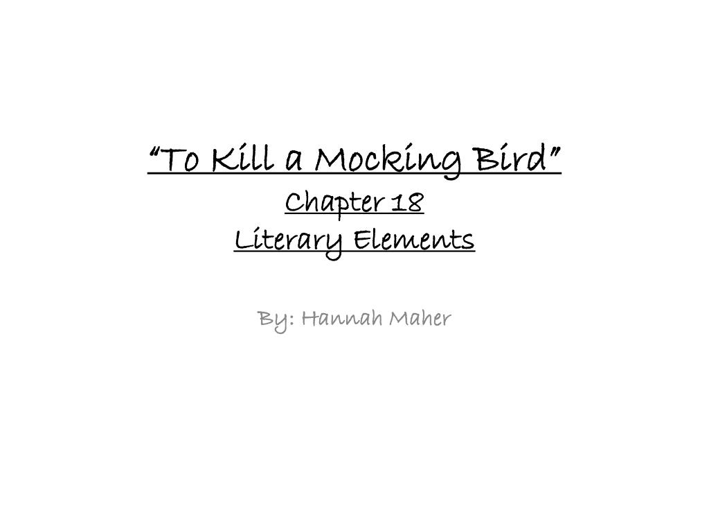 chapter 18 summary to kill a mockingbird