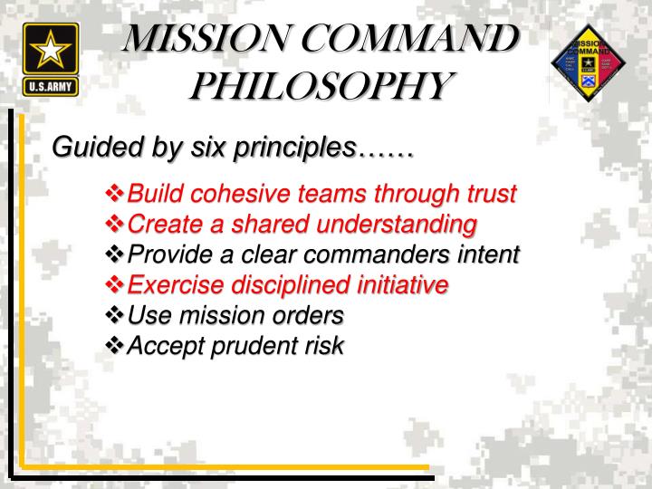 Ppt mission command adp 6 0 powerpoint presentation id 2512690