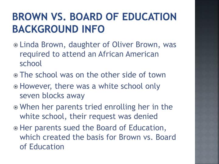 how brown v board of education impacted today how brown v board of education impacted today