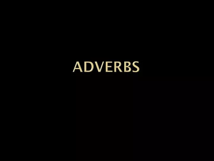 adverbs n.