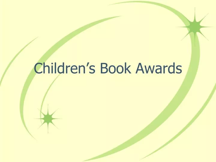 PPT Children’s Book Awards PowerPoint Presentation, free download ID2513186