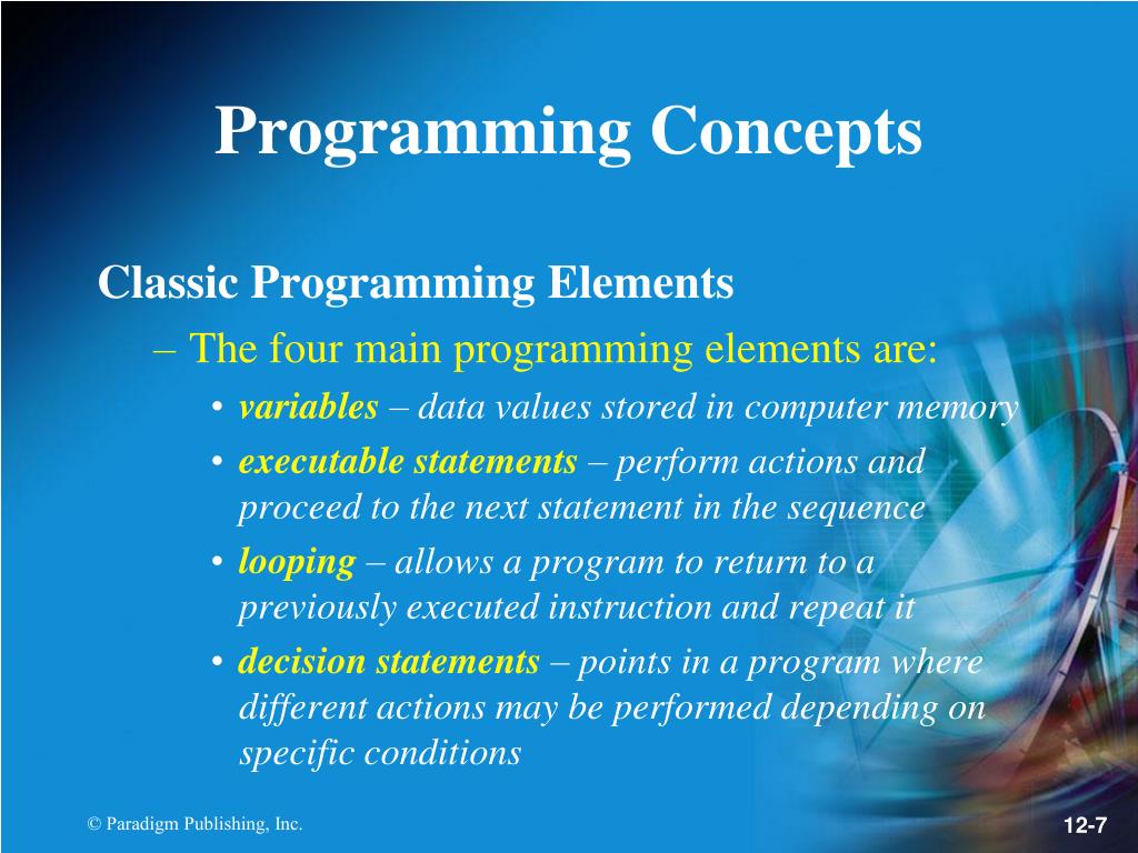 PPT Chapter 12 Programming Concepts And Languages PowerPoint 