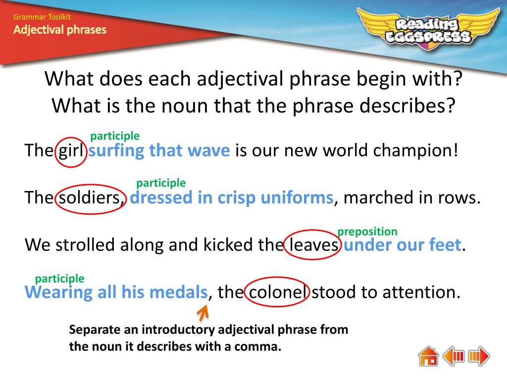 adjectival-phrase