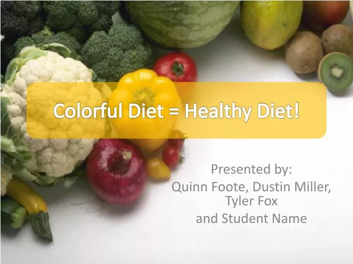 colorful diet healthy diet n.