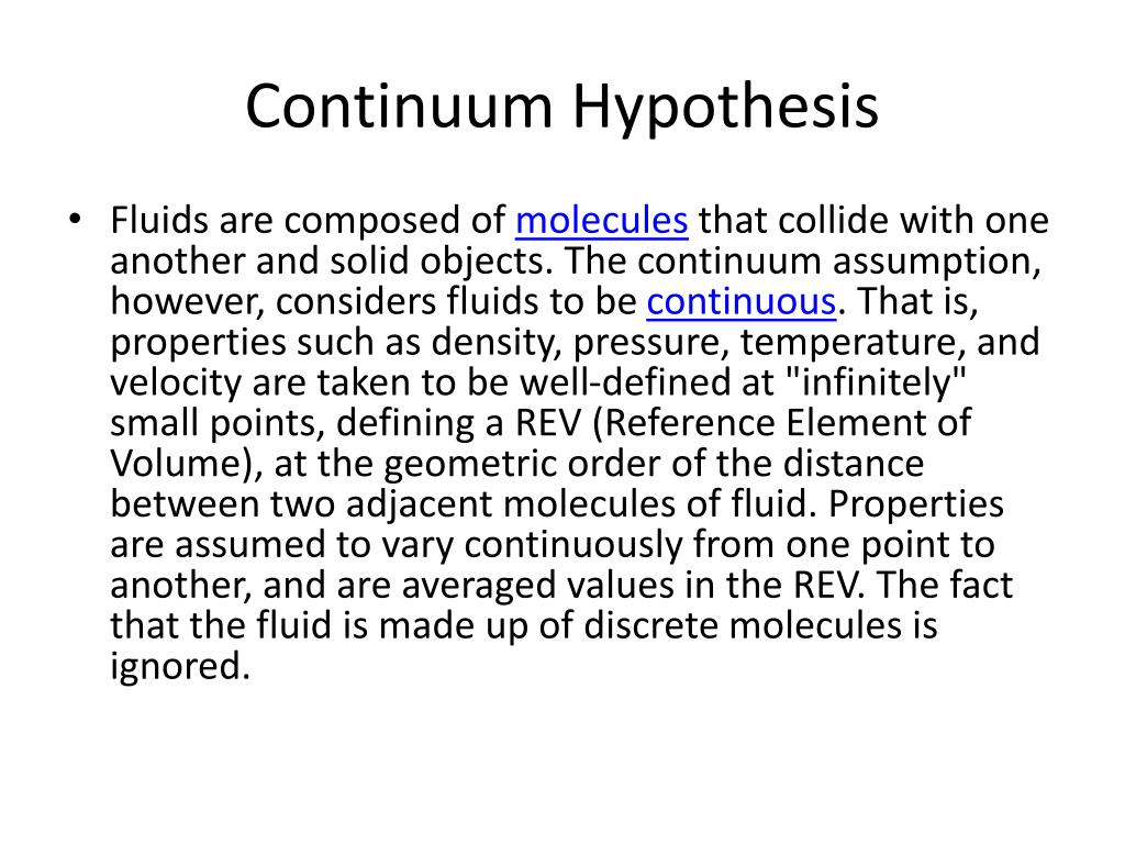definition of continuum hypothesis