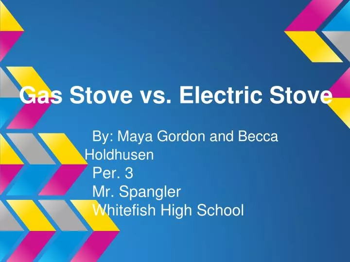 Ppt Gas Stove Vs Electric Stove Powerpoint Presentation Free