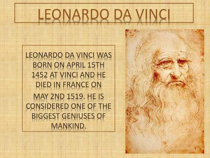 powerpoint presentation leonardo da vinci