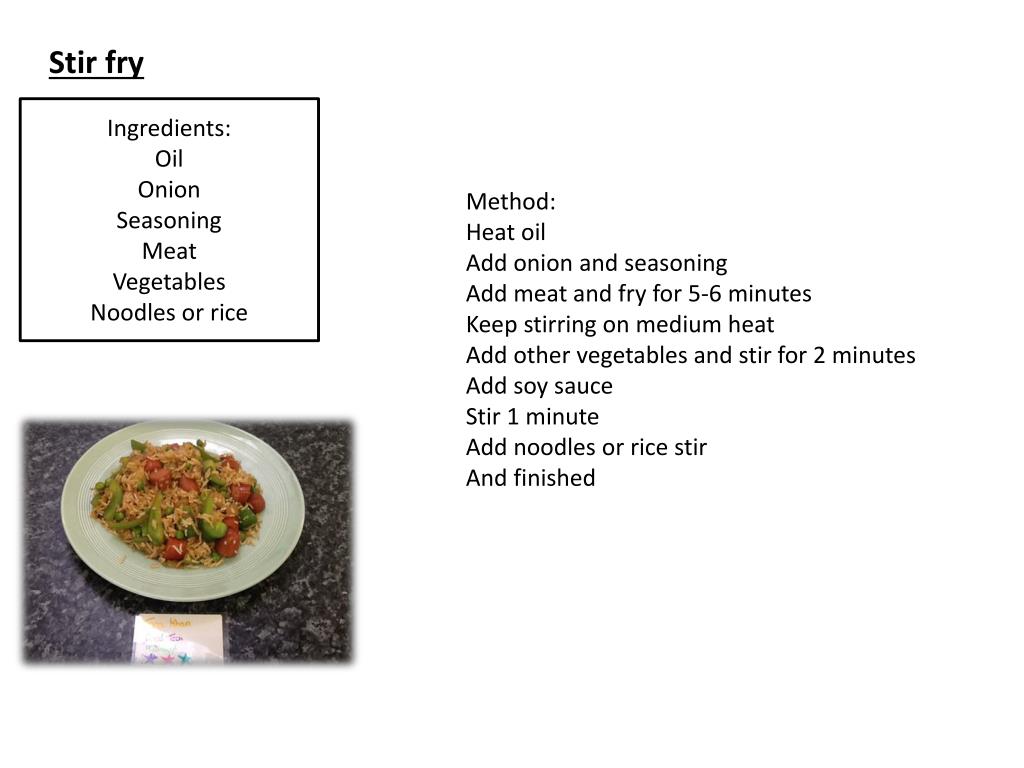 PPT - Stir fry PowerPoint Presentation, free download - ID:2516798