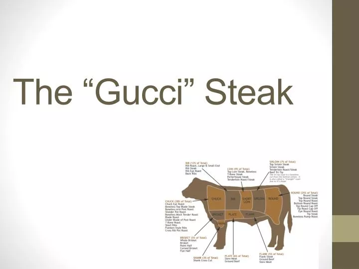 the gucci steak n.