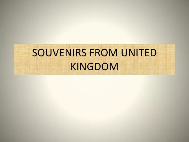 souvenirs from united kingdom n.