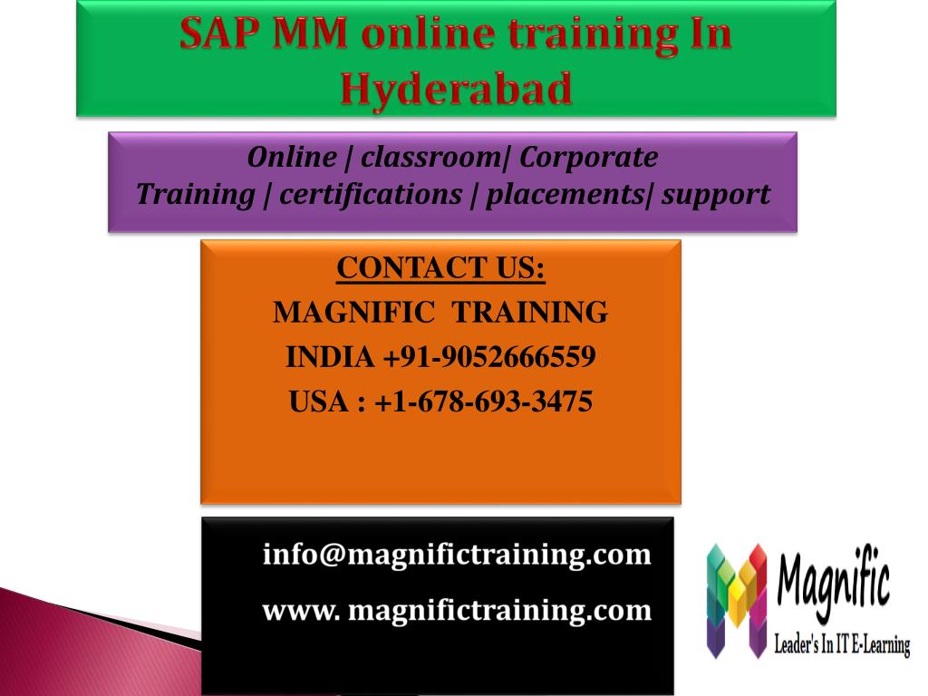 PPT - SAP MM online training In Hyderabad PowerPoint Presentation, free ...