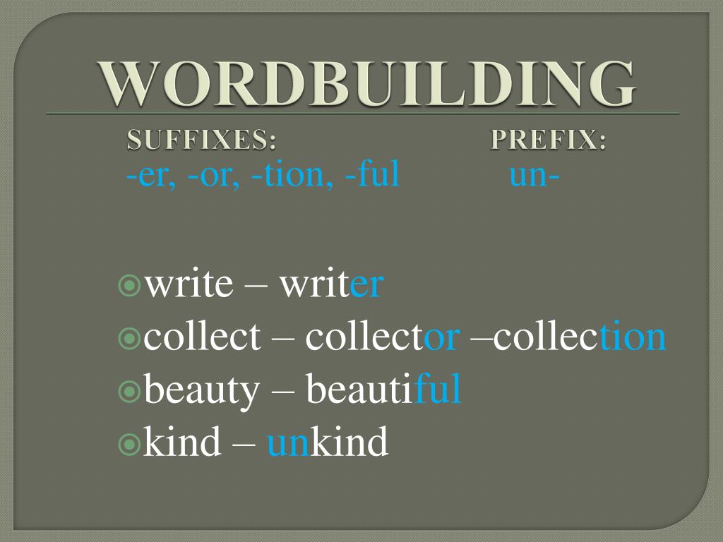 Word formation prefixes. Write префикс. Word building суффиксы. Prefix and suffix в английском. Презентация Word building.