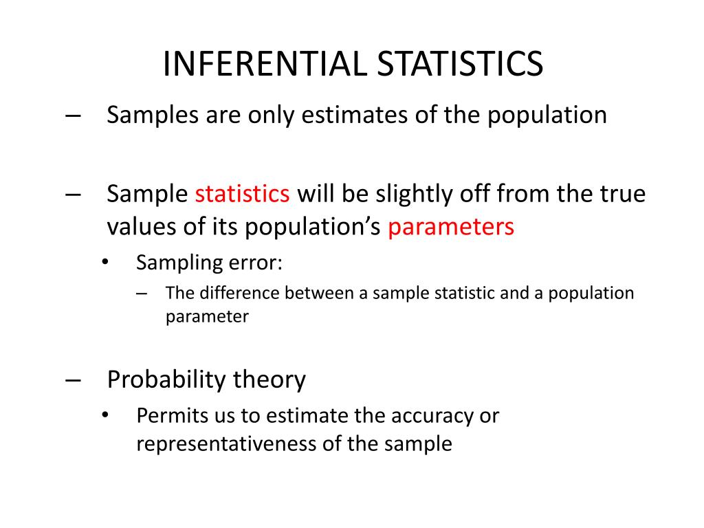 research paper on inferential statistics