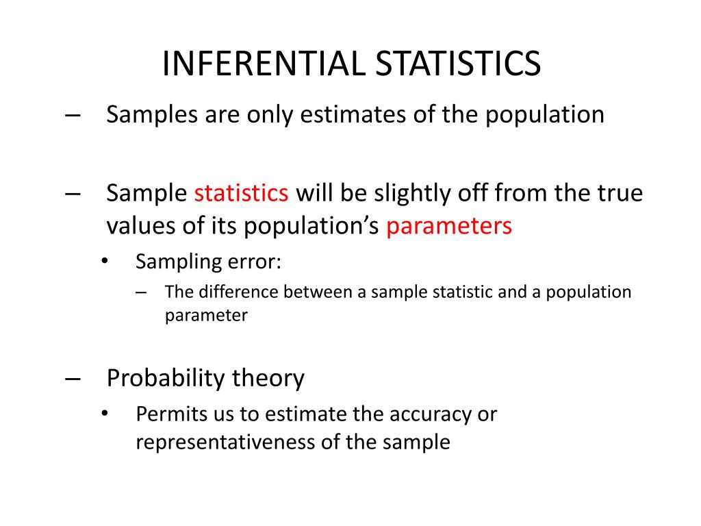 research topics for inferential statistics