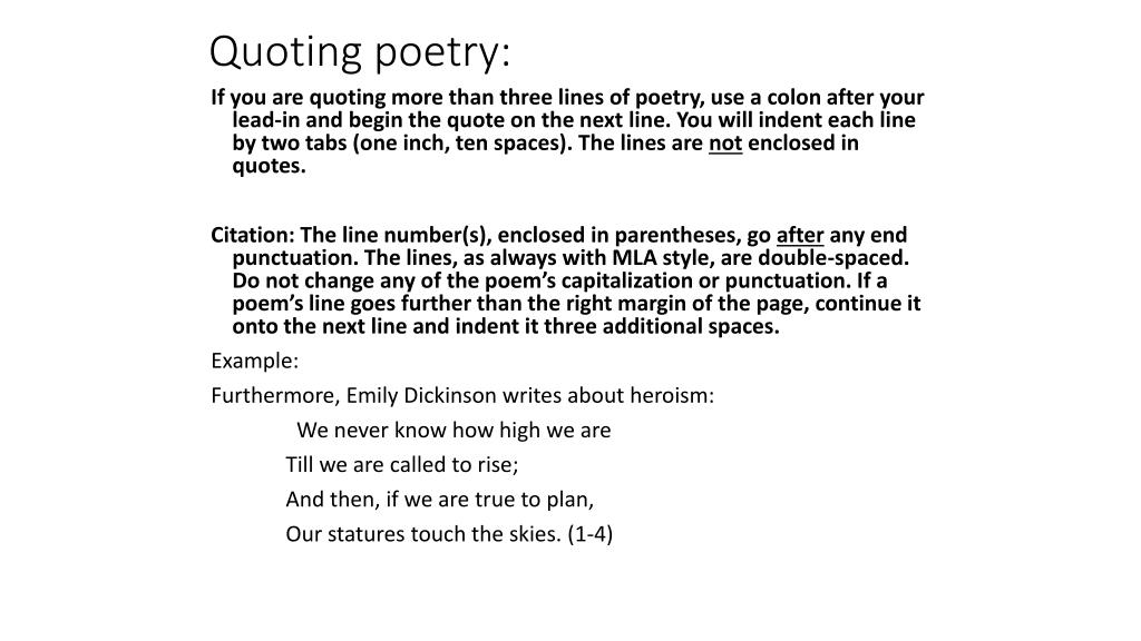 PPT - Poem Analysis Body Paragraph PowerPoint Presentation, free