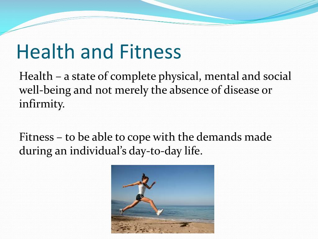 presentation on health and fitness