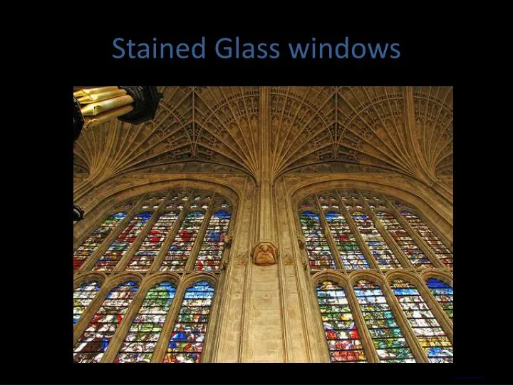 stained glass windows n.