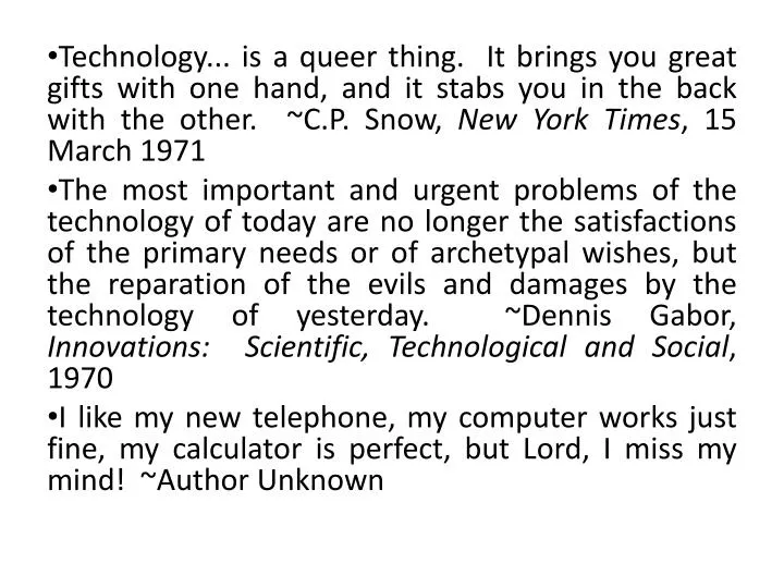 Essay about technology or perish
