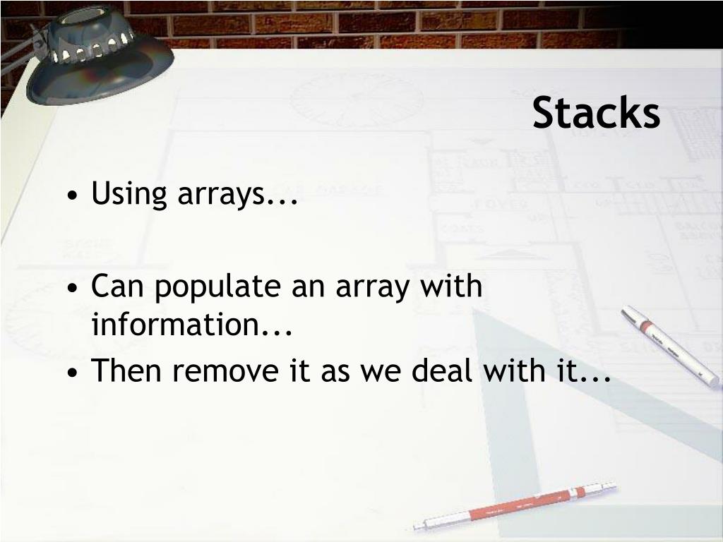 PPT - Stacks PowerPoint Presentation, free download - ID:2520716