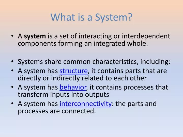 what is a system n.