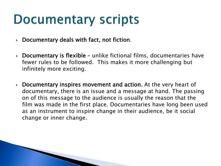 ppt documentary powerpoint presentation id 2521523 documentary scripts