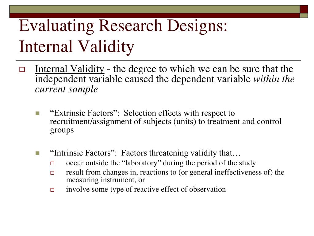 in qualitative research internal validity