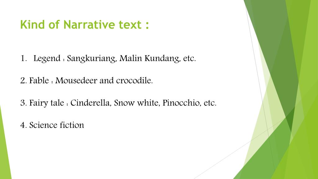 Ppt Narrative Text Powerpoint Presentation Free Download Id 2522447