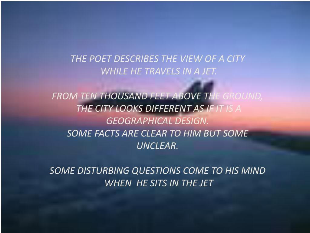 PPT POEM GEOGRAPHY LESSON PREPARED BY JAYASRI E K TGT ENGLISH