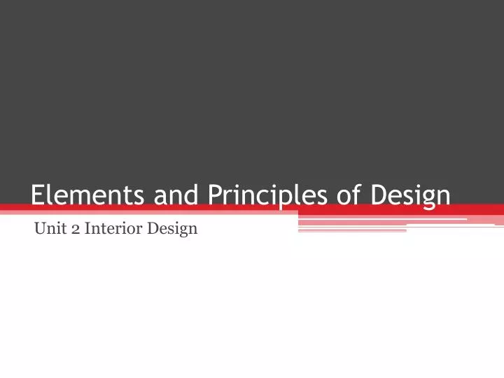 Ppt elements and principles of design powerpoint presentation free 
