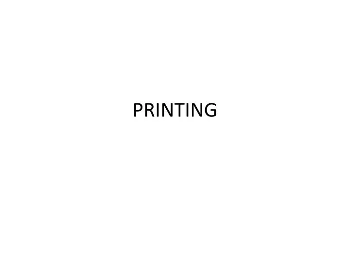 printing n.