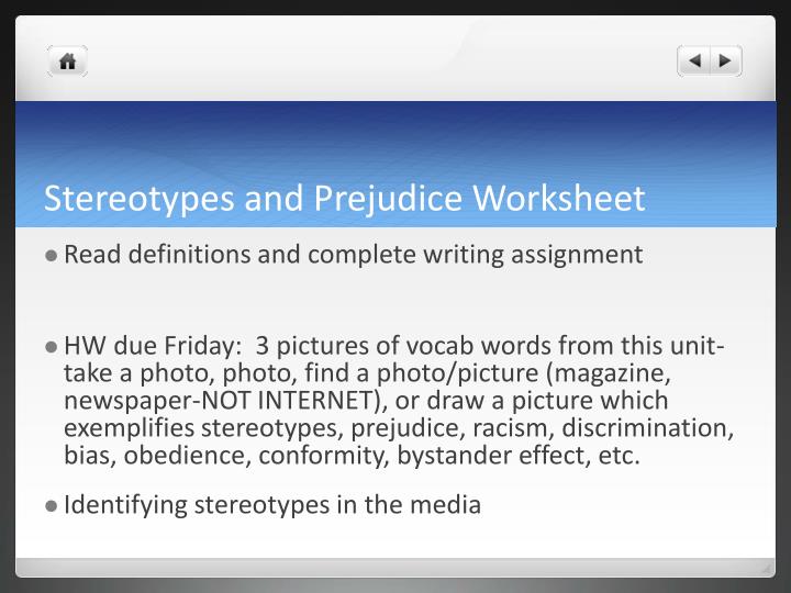 Stereotyping prejudice and discrimination essay