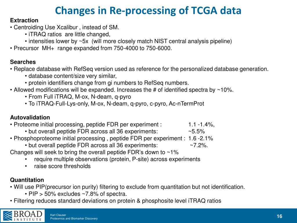 PPT - Proteogenomic Novelty in 105 TCGA Breast Tumors PowerPoint ...