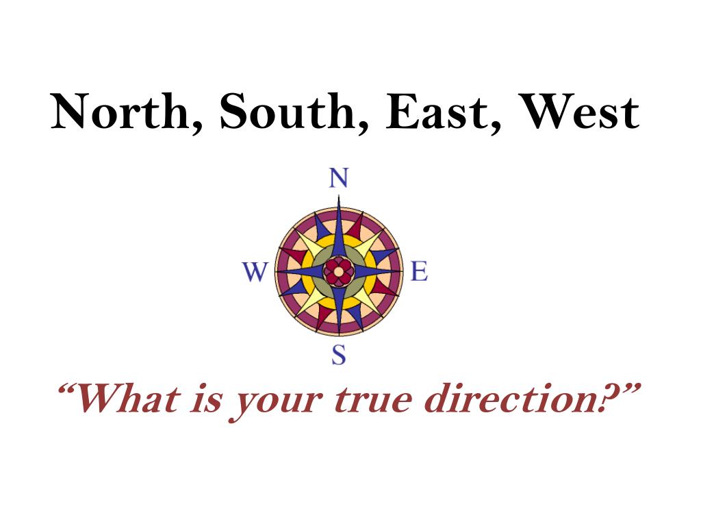 Ppt North South East West Powerpoint Presentation Free