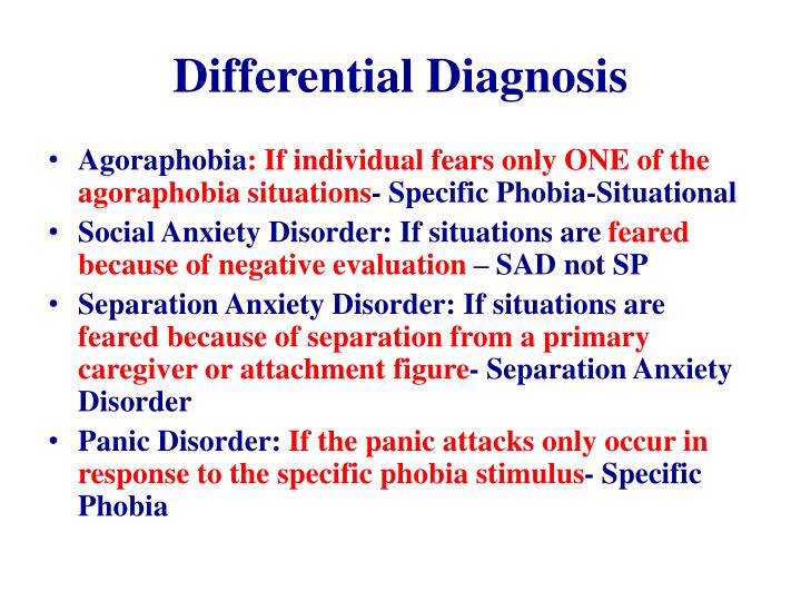 PPT Specific Phobia Anxiety Disorder PowerPoint Presentation ID