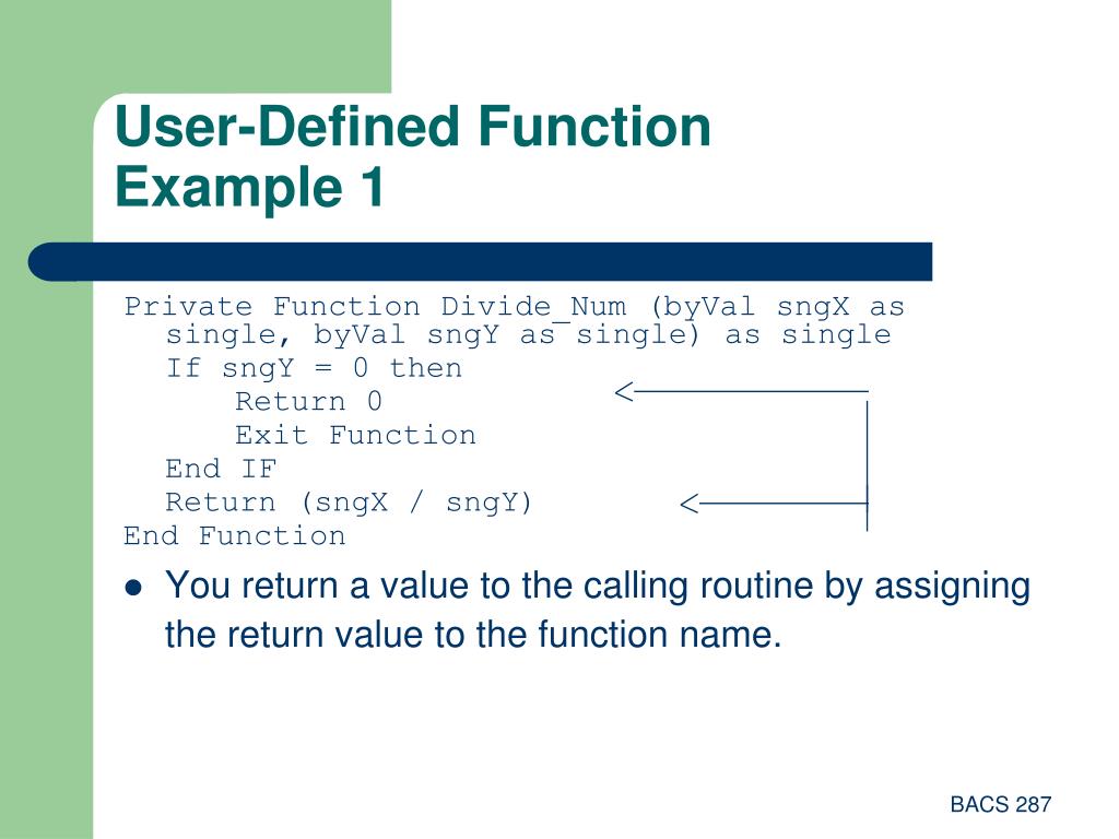 PPT - BACS 287 PowerPoint Presentation, free download - ID:2525903