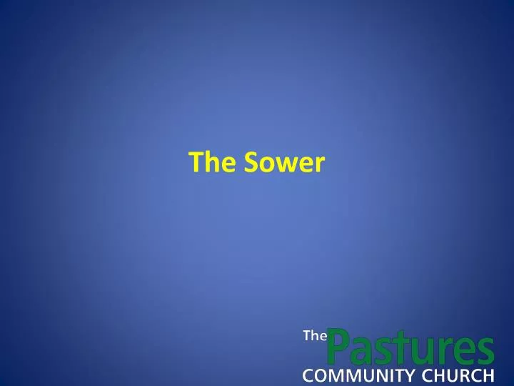 the sower n.