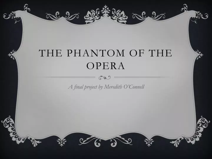 the phantom of the opera n.