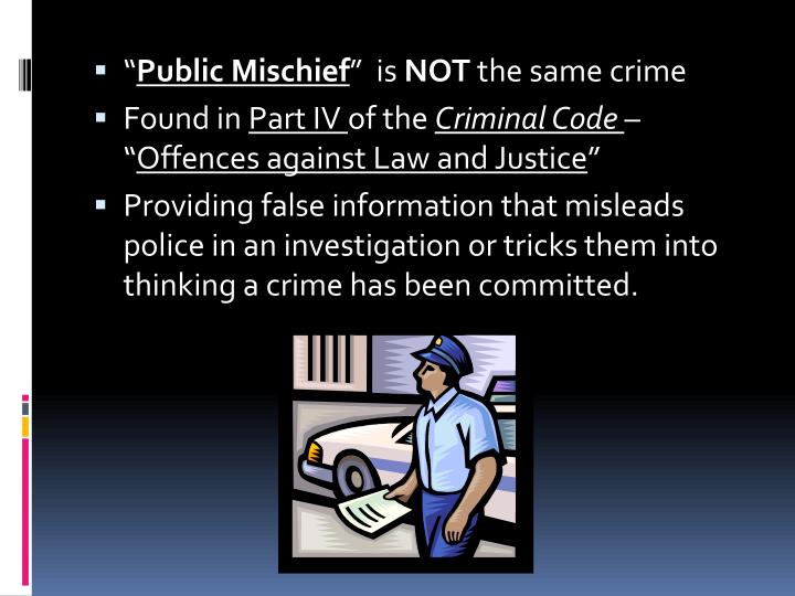 criminal mischief meaning