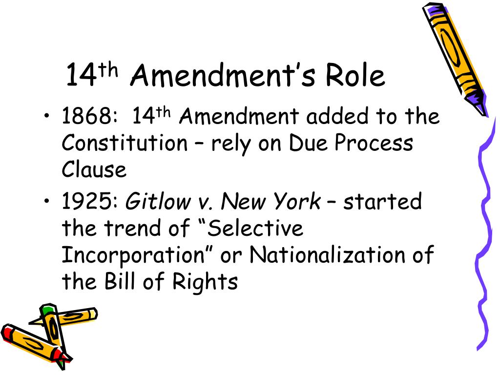 thesis statement about 14th amendment