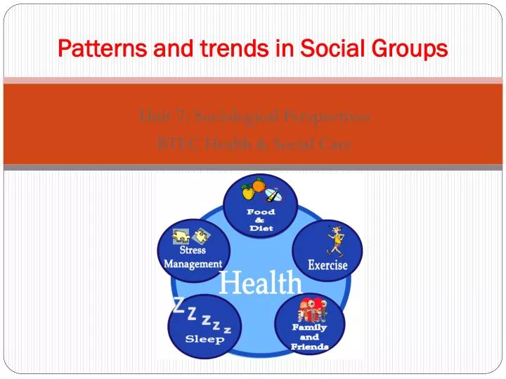 PPT Patterns and trends in Social Groups PowerPoint Presentation