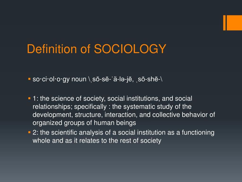 coursework definition sociology