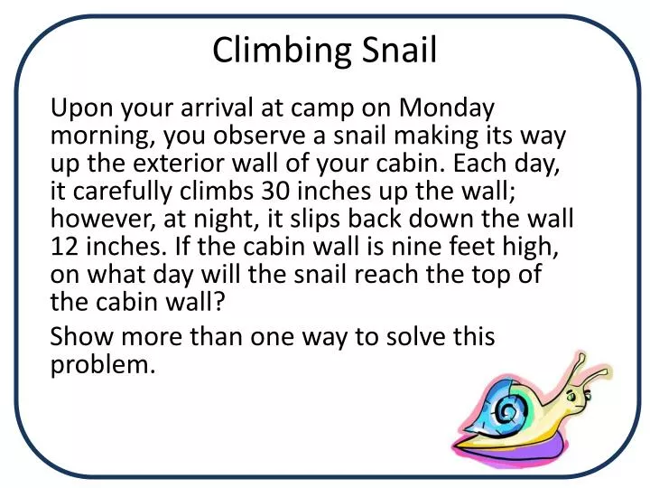 climbing snail n.