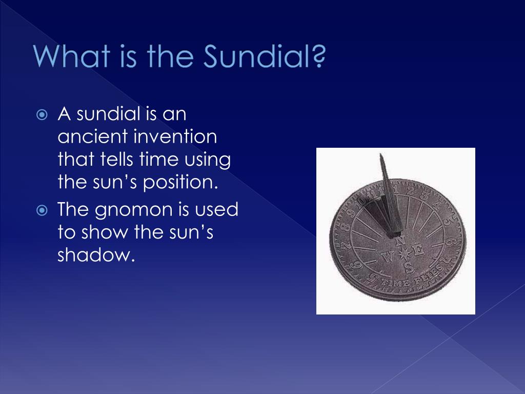 PPT Sundial. PowerPoint Presentation, free download ID2531777