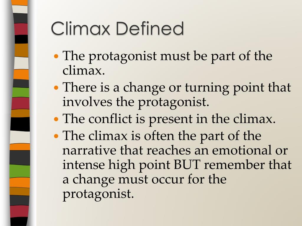 climax definition literature part of speech