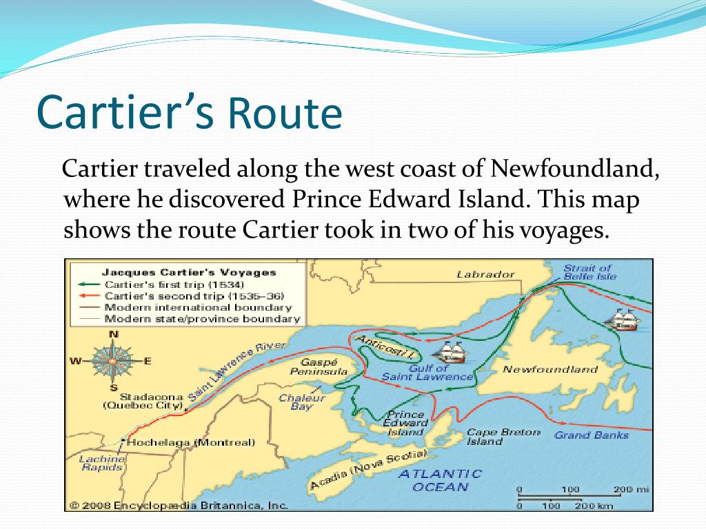 cartier travel route