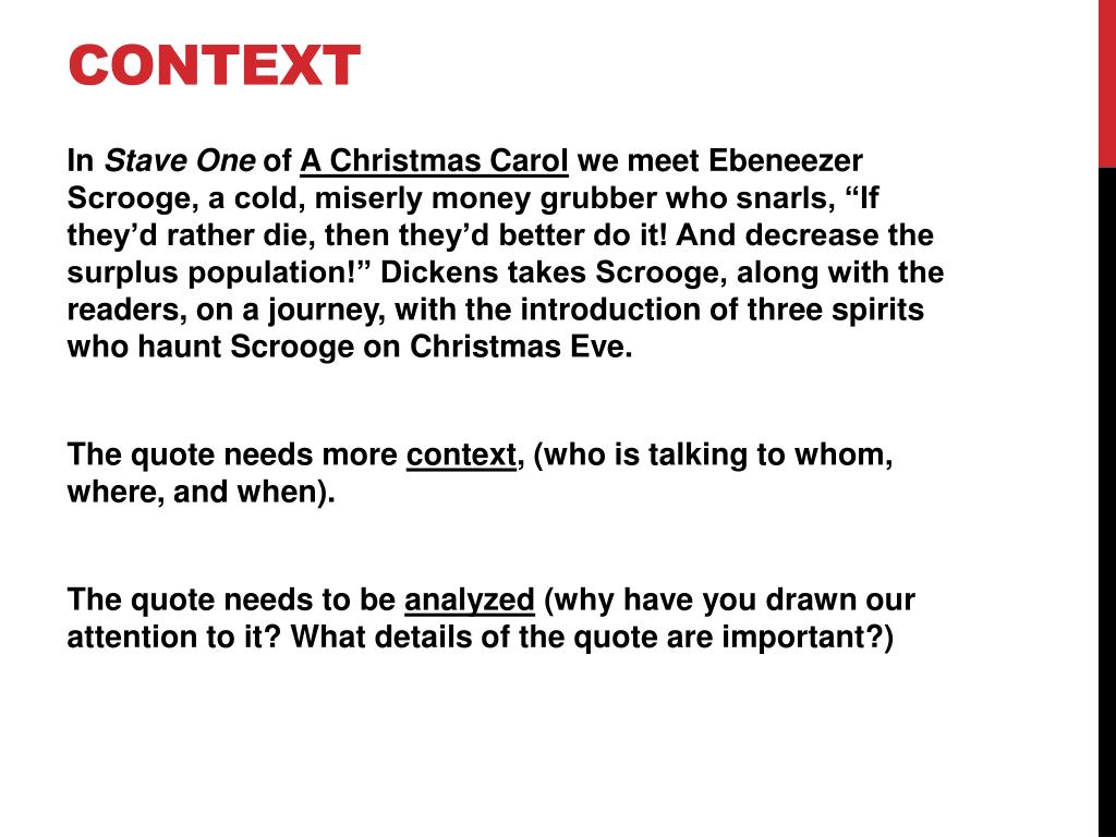 context in essay example