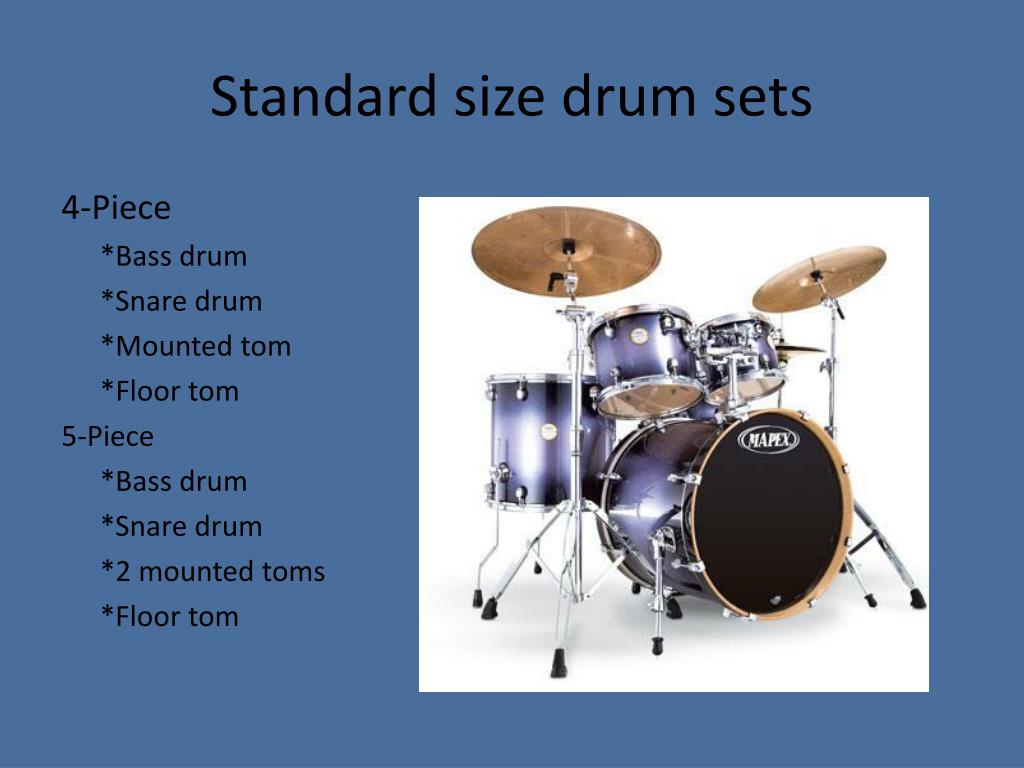 PPT Introduction To The Drum Set PowerPoint Presentation Free 