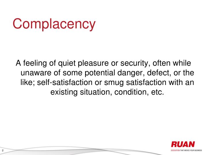 PPT - Awareness of Complacency Safety & Compliance PowerPoint ...
