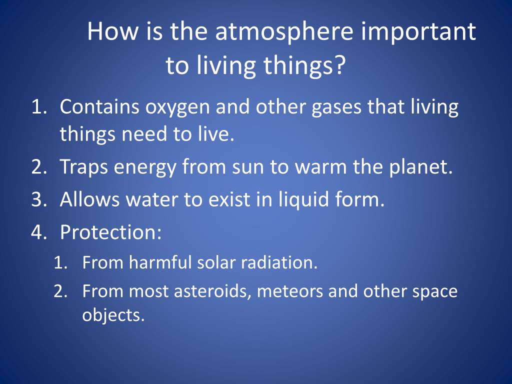 essay about the atmosphere is the source of life